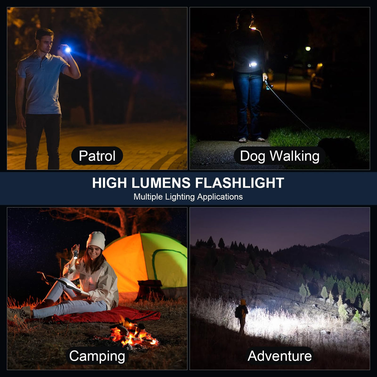 BEFAMALI emergency-ready flashlight for home car and outdoors