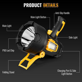 BEFAMALI 7 modes and 4 colors adapt for signaling or ambient work lighting.