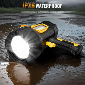 BEFAMALI rugged ABS shell resists drops and rough handling outdoors.