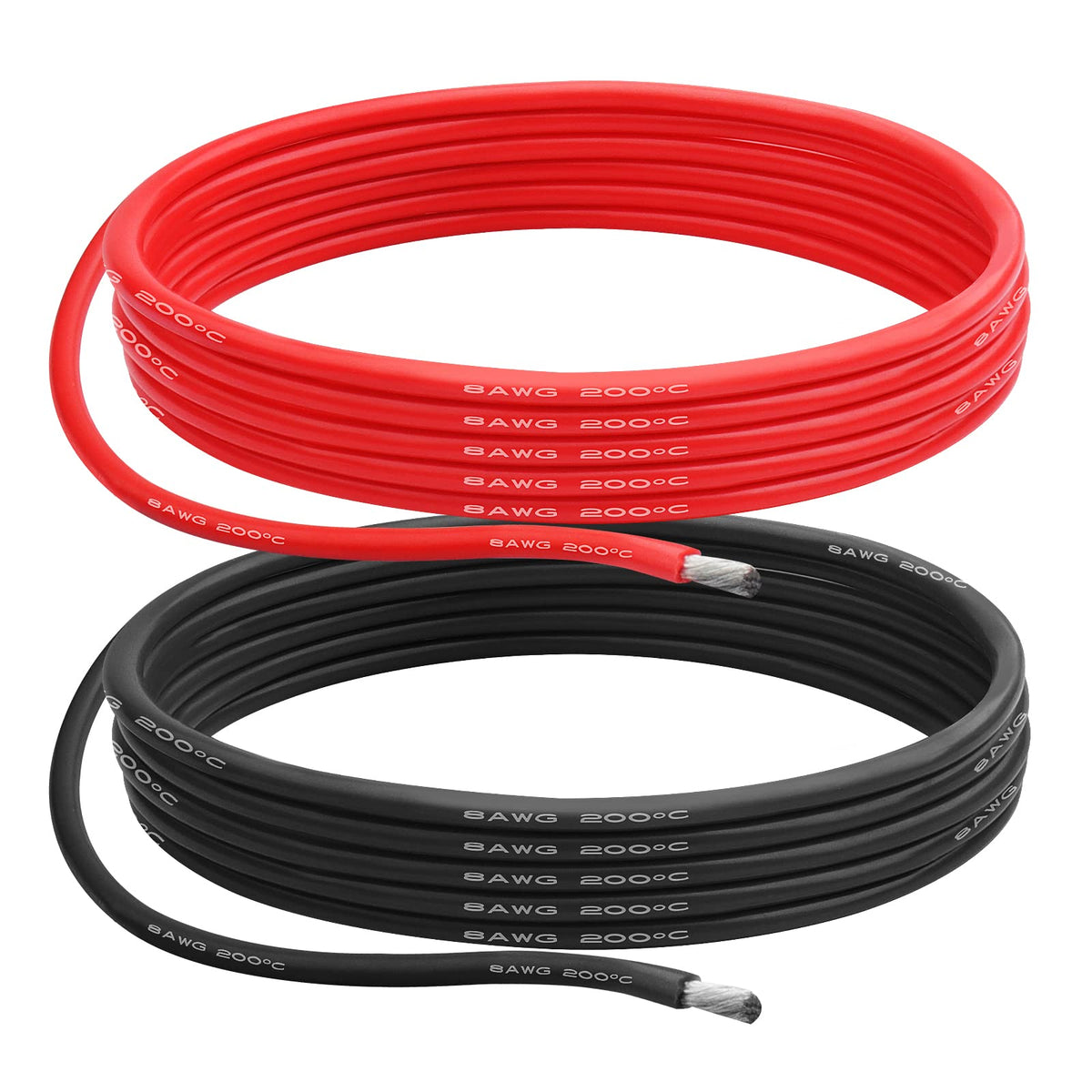 Beffkkip packaging includes red and black 10 ft silicone wires