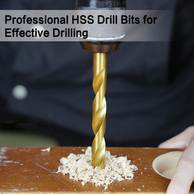 BeHappy drill bits in use across wood, aluminum, and plastic for practical projects.