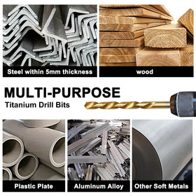 BeHappy set includes sizes from 1/16 to 3/8 inch for versatile projects.