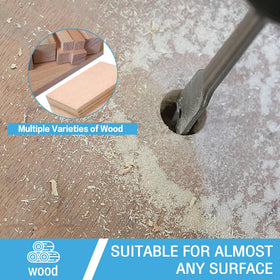 BeHappy alloy steel bits suitable for wood, fiberglass, and plastic