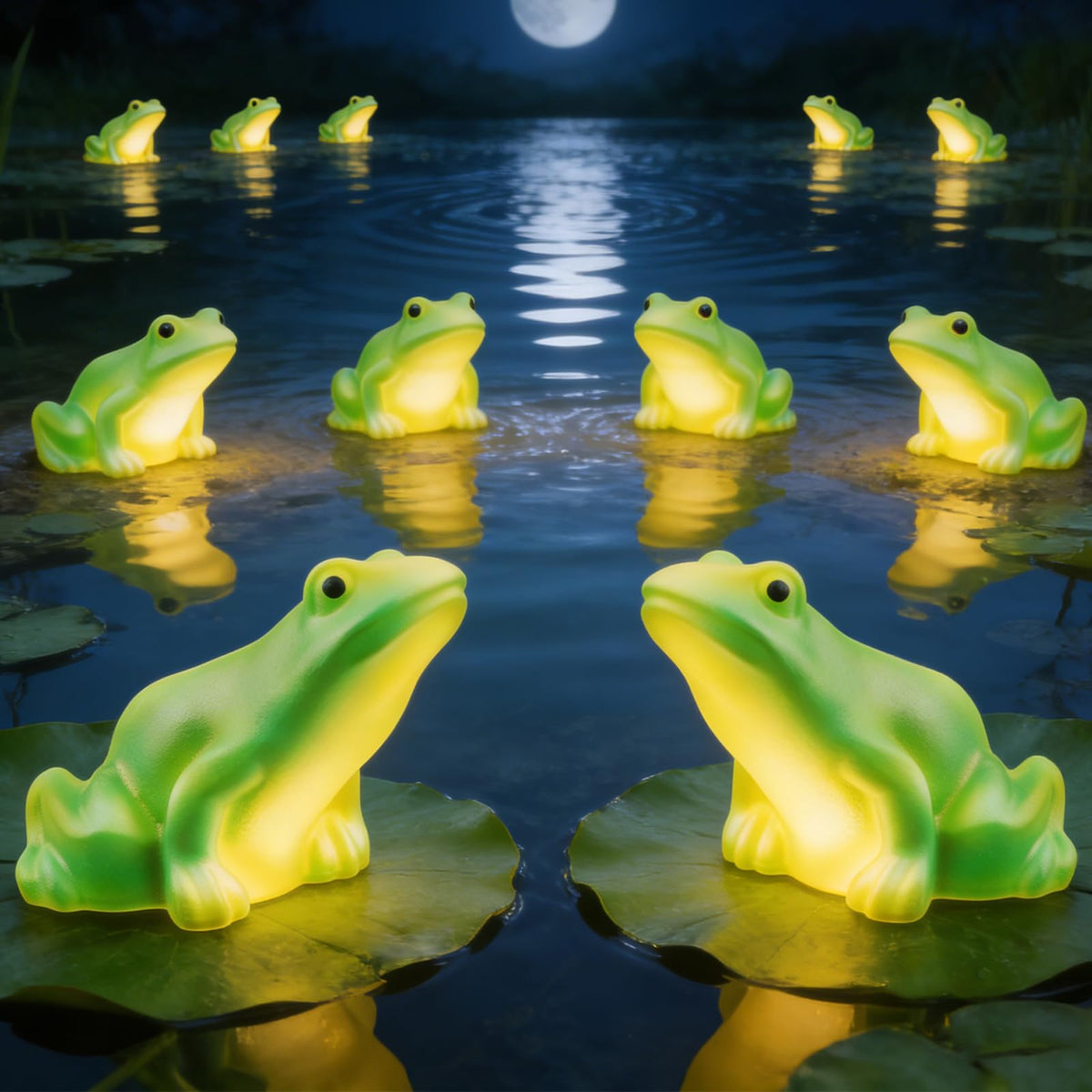 BeHiller frog garden decor path light adds whimsical charm while guiding guests safely.