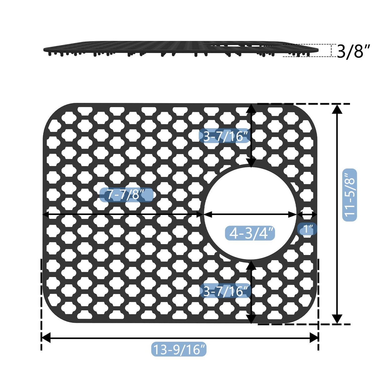 BEHOK silicone sink protector kitchen-use ready shown on a practical cooking space