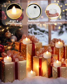 BEICHI 100-pack warm white LEDs for weddings and events.