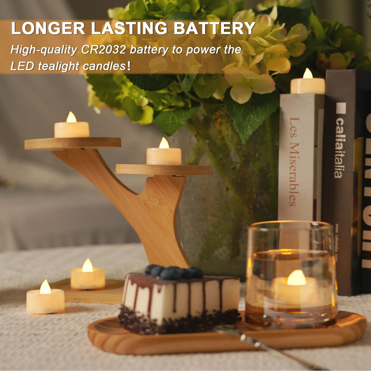 BEICHI indoor living room tea light delivers warm glow.