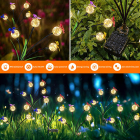 BEIDOULU solar-panel battery-charging design keeps batteries ready for night lighting