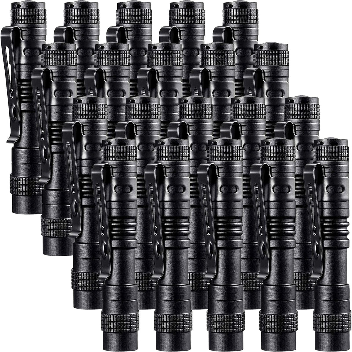 Beieverluck 20-pack pen lights bulk pack for versatile carry and gifts