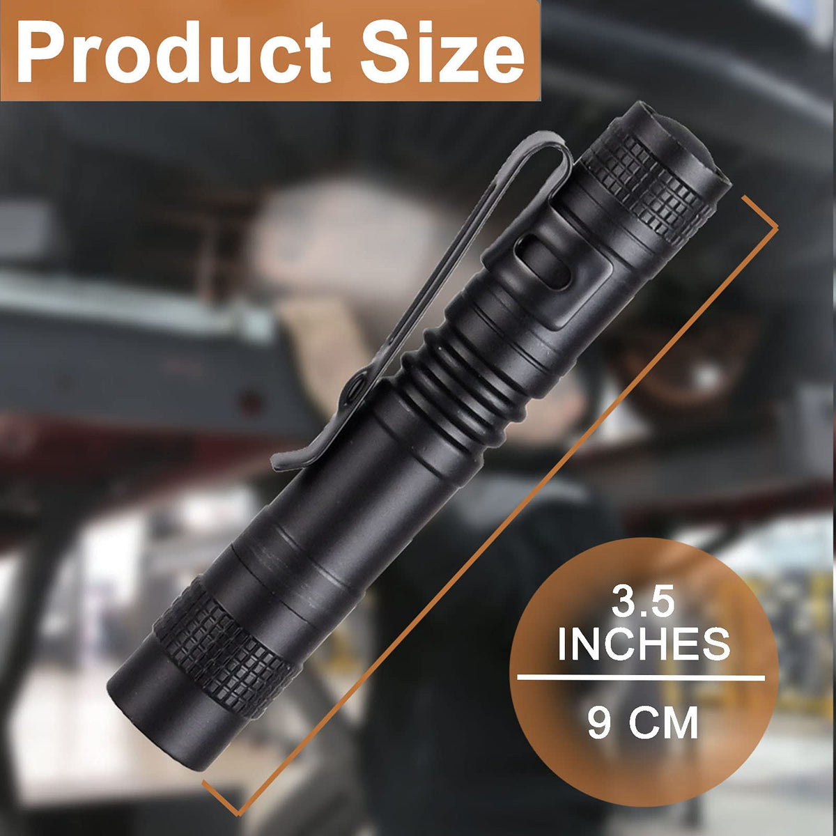 Beieverluck aluminum body provides durable, anti-abrasive performance