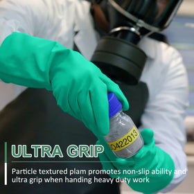 Beieverluck multipurpose gloves suitable for chemical handling and household use.
