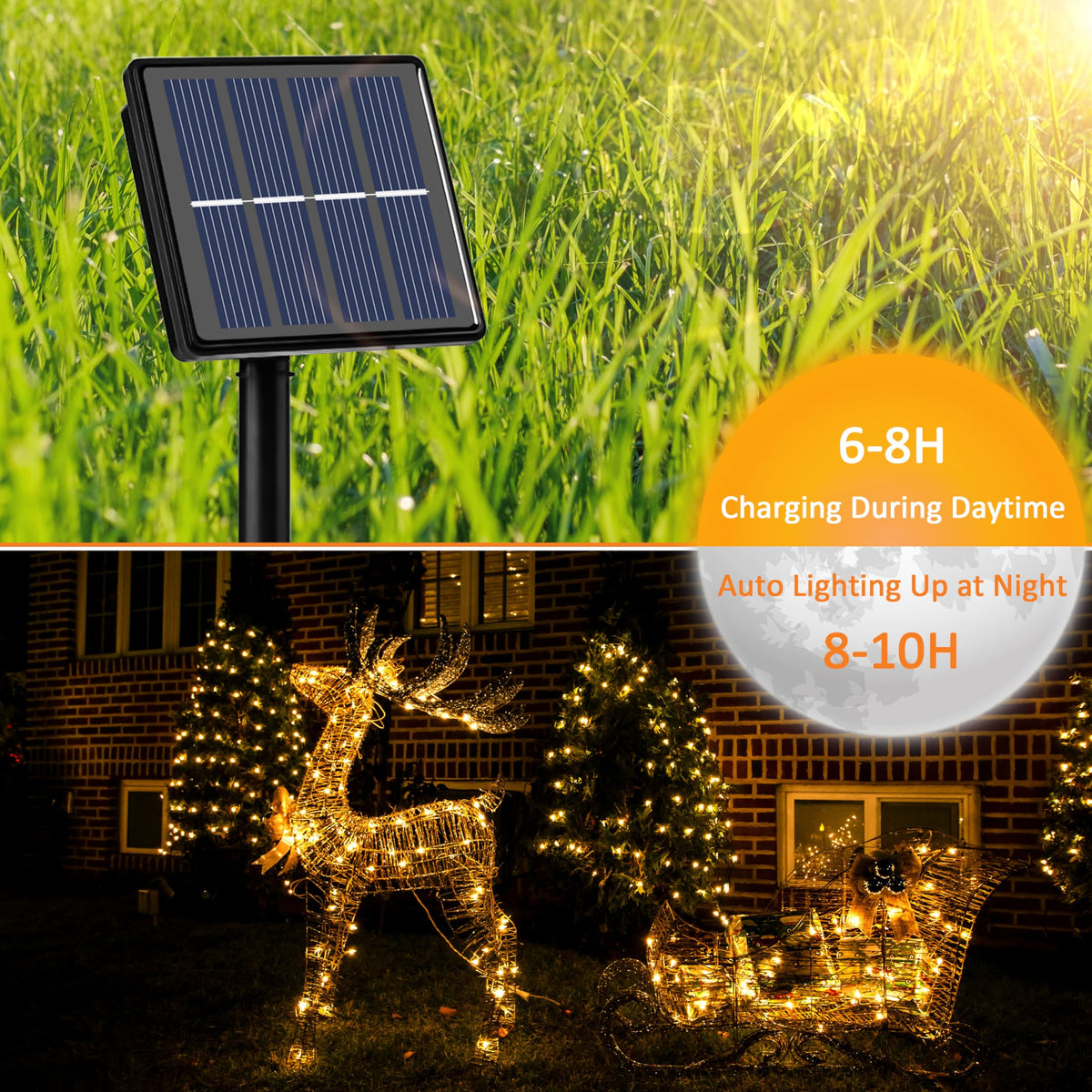 Beieverluck warm white LEDs offering cozy outdoor evenings