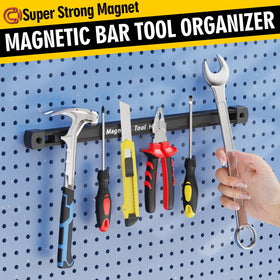 BEILITEMAG wall-mount with knuckle-safe gap for safer tool removal.
