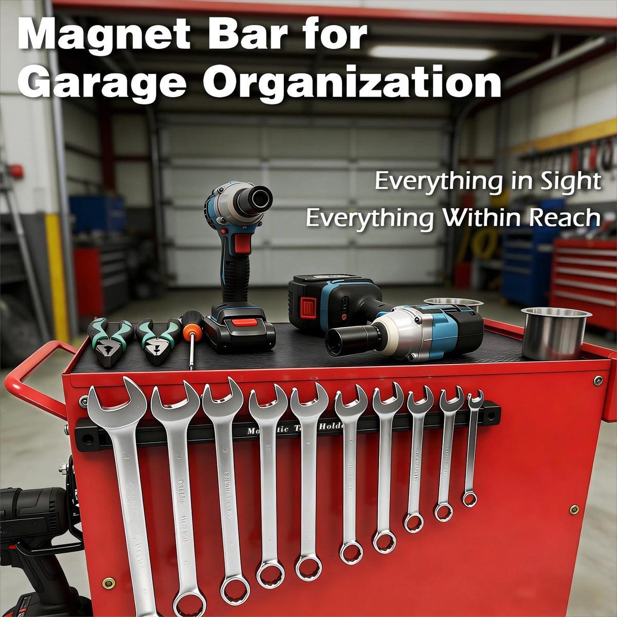 BEILITEMAG multifunctional magnetic bar in kitchen or workshop