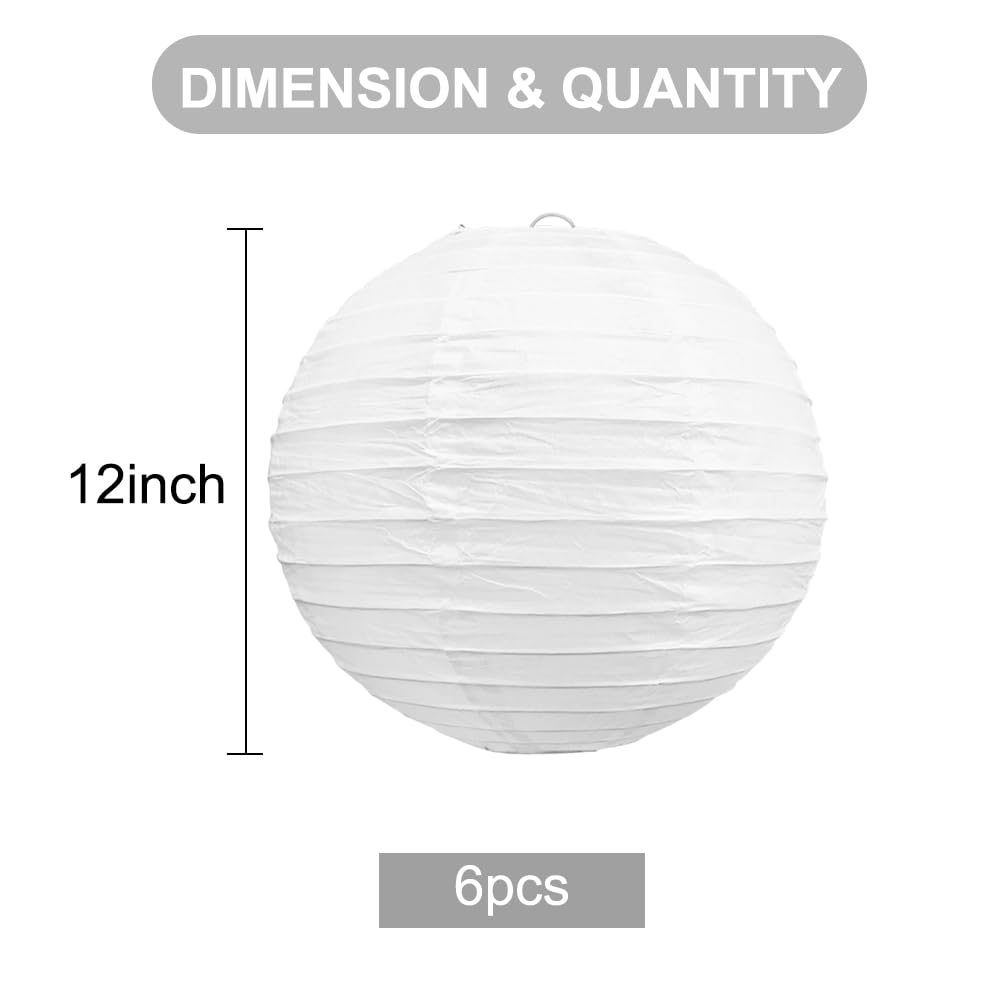 BEISHIDA 12-inch lanterns hanging setup ready for decor