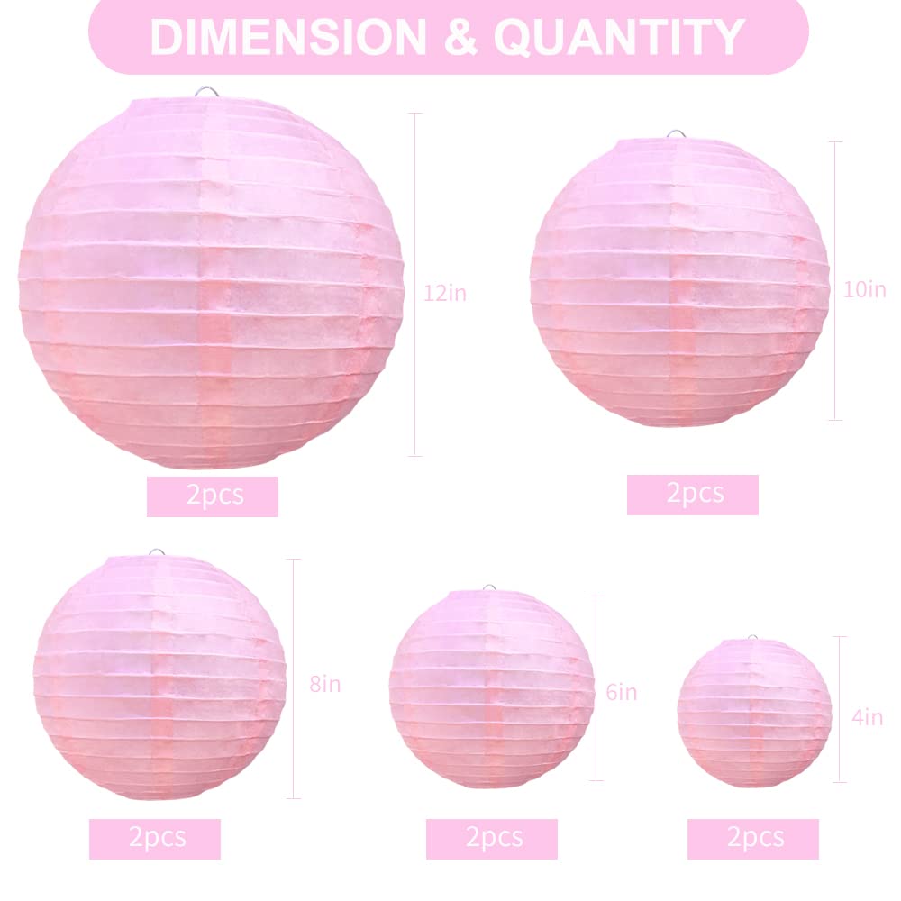 BEISHIDA paper lanterns show easy assembly and hanging for quick decorating