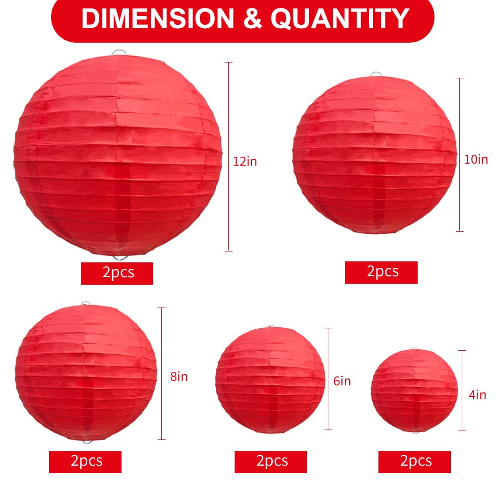 BEISHIDA lanterns shown assembled for quick hanging displays.