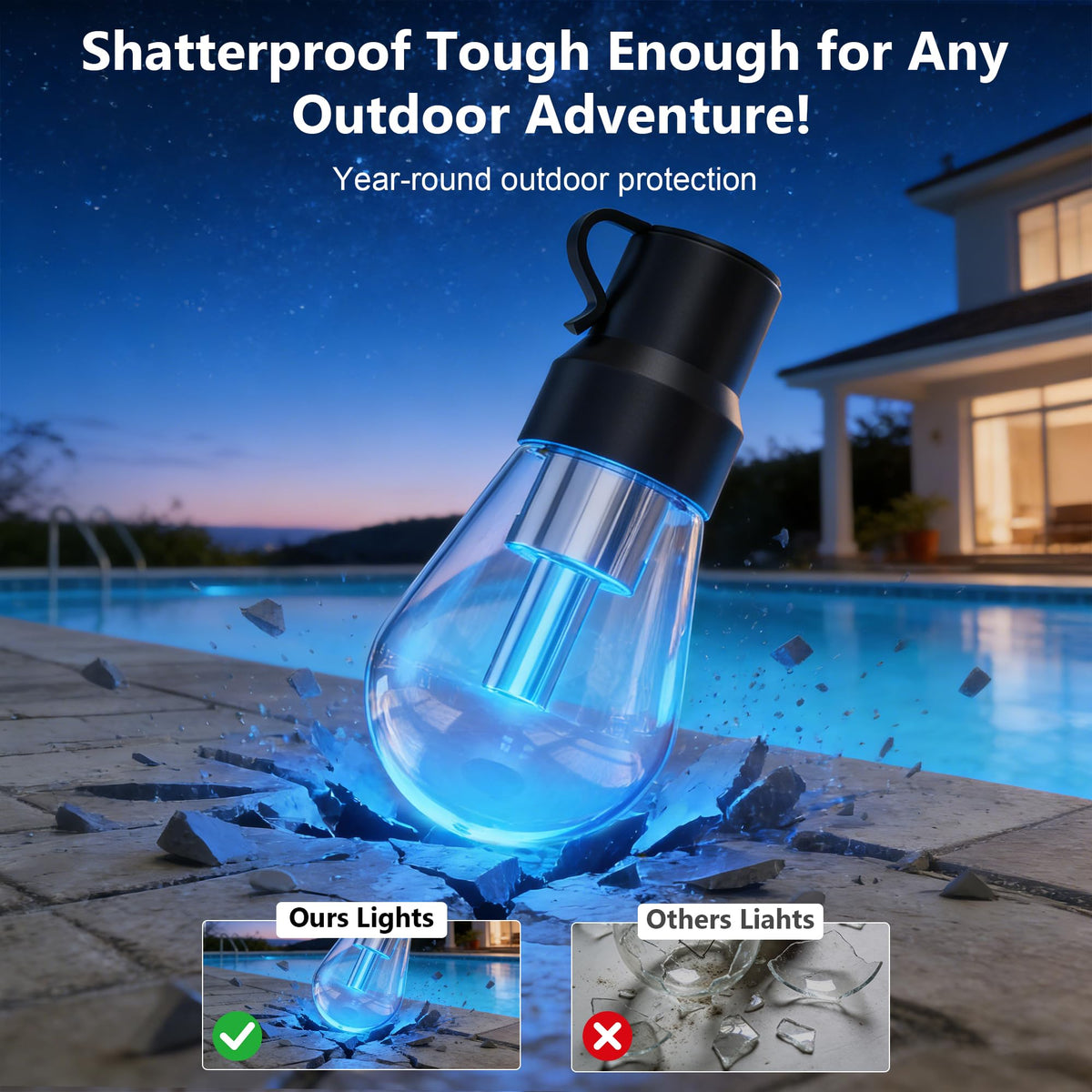 Beizelte dimmable outdoor lighting lets you set the mood for evenings.