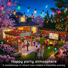 Beizelte dimmable shatterproof LED bulbs enabling safe patio lighting