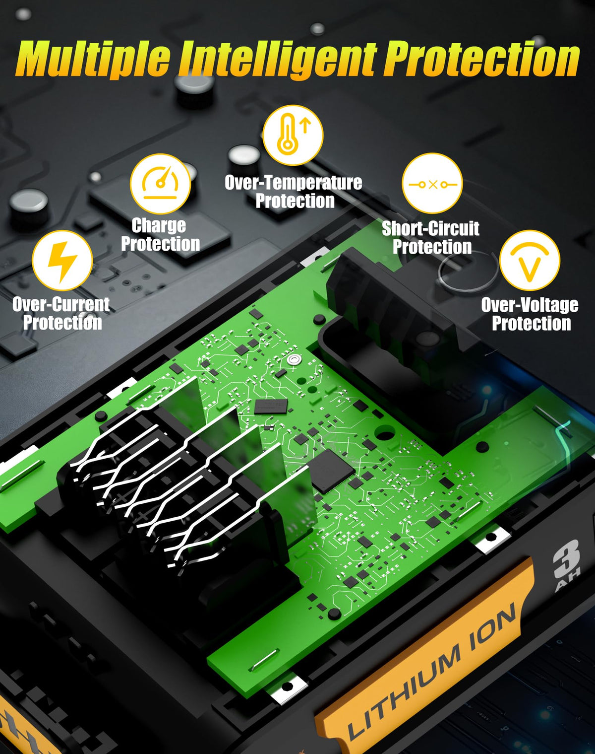 BEKBEKWAY battery management system protects against overcharge and overheating