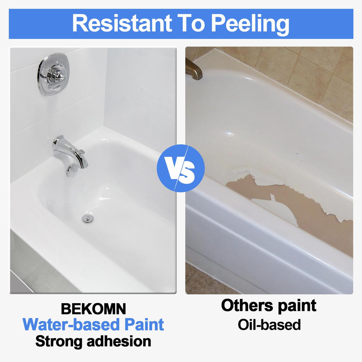 BEKOMN application tools pictured enabling smooth tile refinishing