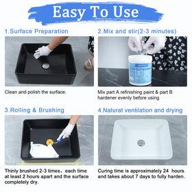 BEKOMN durable resin layer resists peeling and wear on tiles