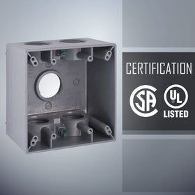 BELL 5388-0 rugged die-cast aluminum construction for outdoor use