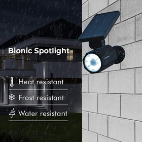 Bell+Howell Bionic Spotlight Deluxe easy installation with solar power.