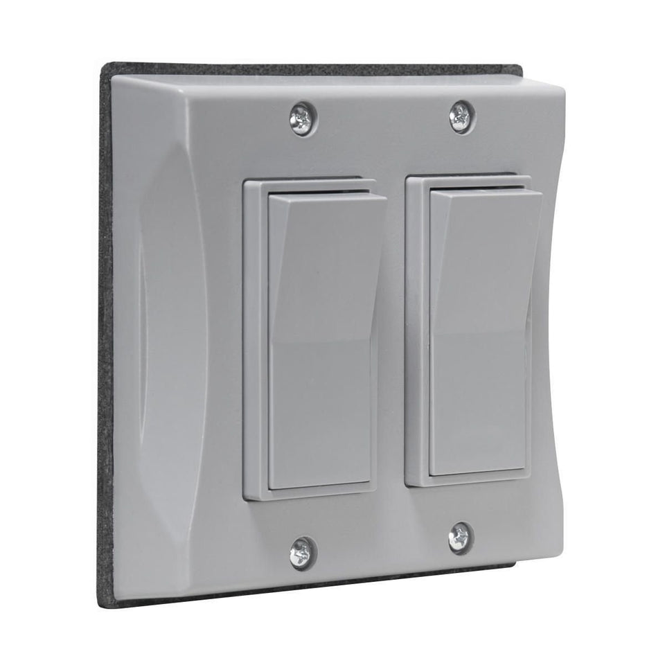 BELL Hubbell 5127-0 vertical decorator weatherproof cover shields outdoor switches from rain and dust