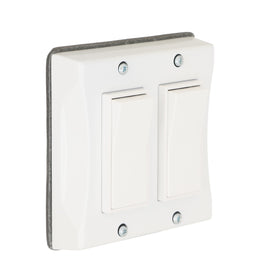 BELL TayMac 5127-1 2-gang vertical weatherproof cover protects outdoor switches