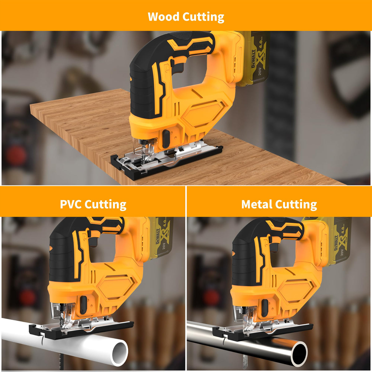 bellaDimora jigsaw tool showing tool-free blade change in action.