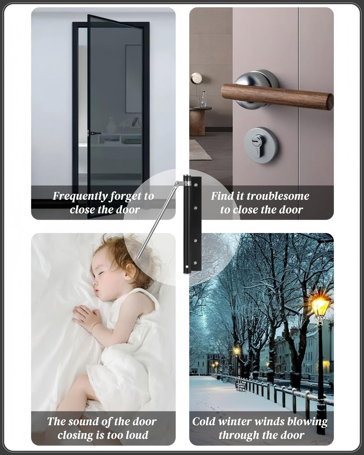 Bellairis supports doors up to 100 lbs for sturdy performance.