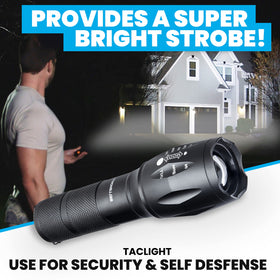Bell+Howell TacLight aircraft-grade aluminum delivers rugged performance outdoors