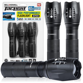 Bell+Howell TacLight beam distance up to five miles for long-range visibility