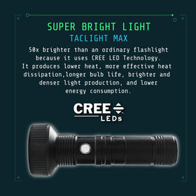 Bell+Howell Taclight Max 7000K LED delivers bright visibility for emergencies