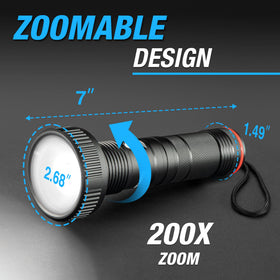 Bell+Howell Taclight Max compact size fits in hand or pack