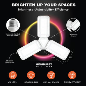 Durable construction of Bell+Howell HighBurst withstands garage, shop, or basement environments.