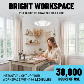 Bell+Howell Socket Burst extender included supports deeper fixtures