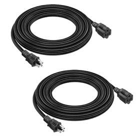 Belllights 15ft extension cord with 3-prong plug for extra reach.