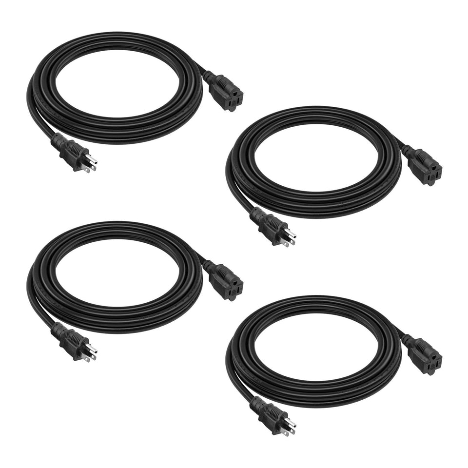 Belllights extension cord four-pack offers versatile power reach for indoor and outdoor use