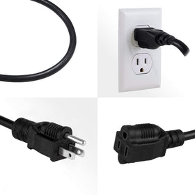 Belllights indoor office-friendly cord ideal for monitors, scanners, and devices.
