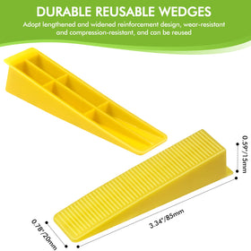 BELOOSYE wedge installation with pliers demonstrates fast spacing adjustment