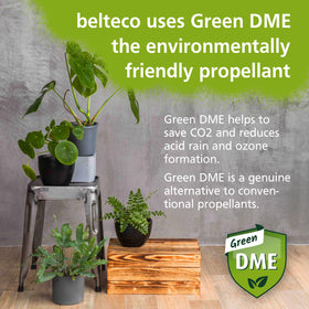 BELTECO coverage up to 21.5 ft² per can, ideal for larger jobs.