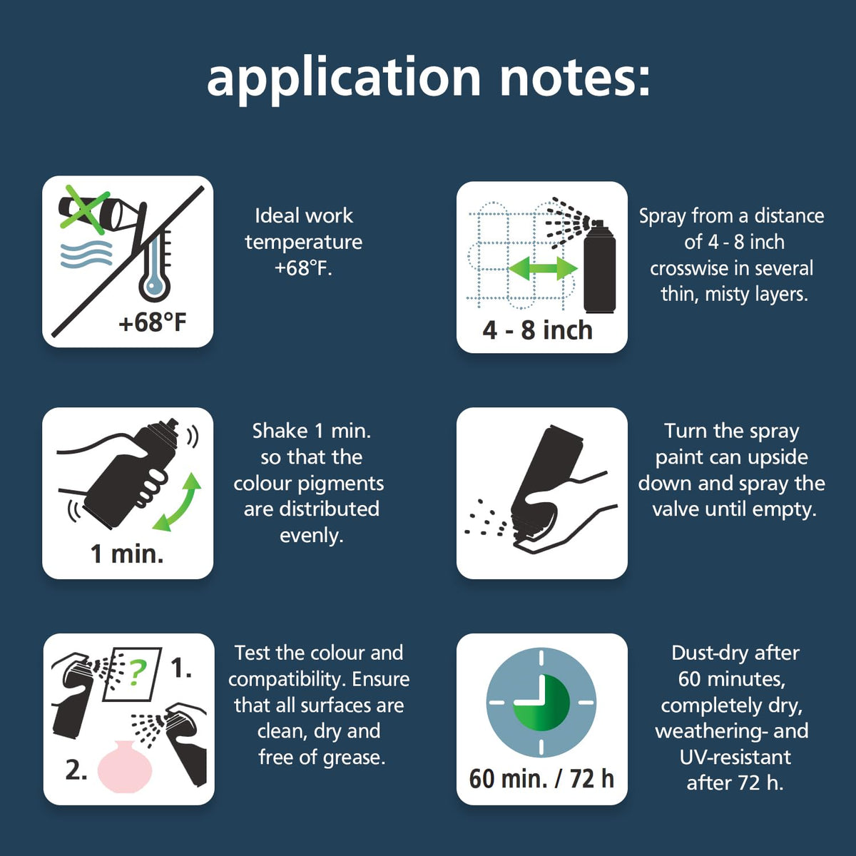 BELTECO fast-drying navy blue spray enables quick project completion.
