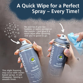 BELTECO navy blue plastic surface spray supports versatile projects.