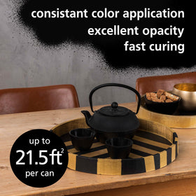 BELTECO metal finish on ferrous surface for durable matte look