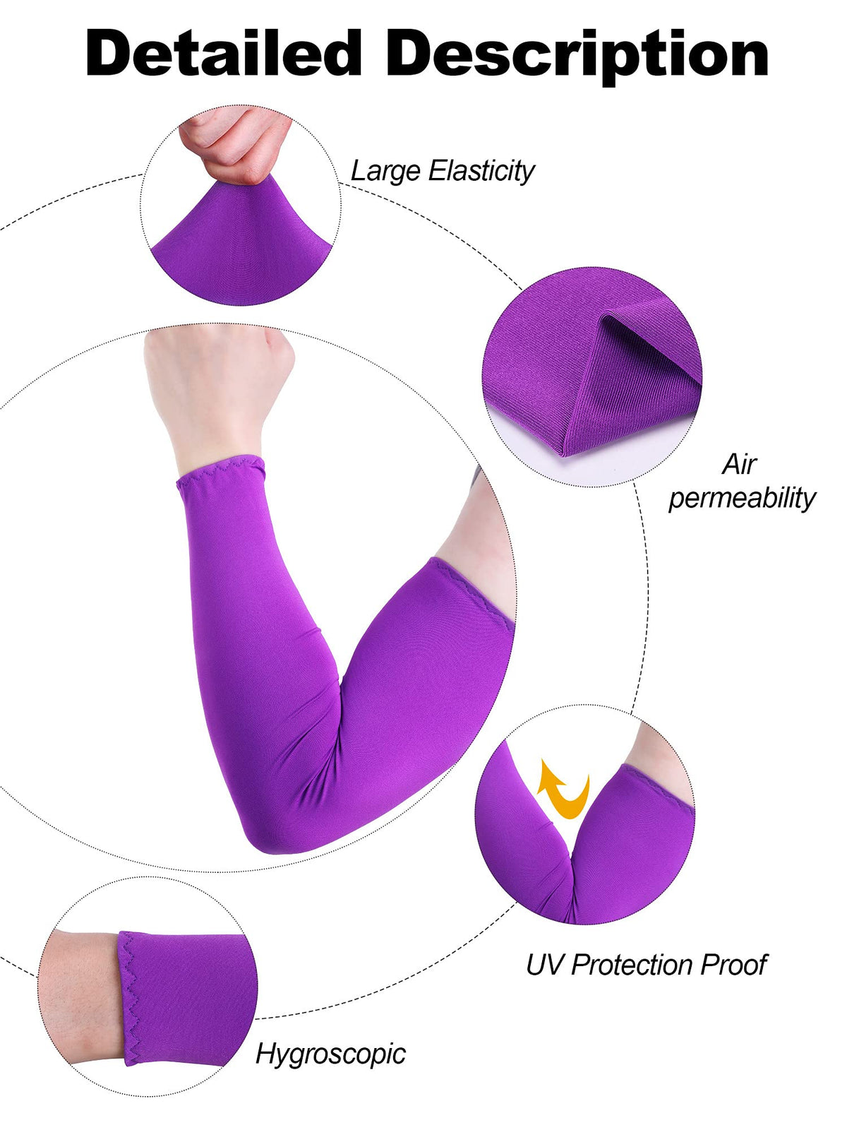 Bememo arm sleeves color variety in multiple hues for personal style.