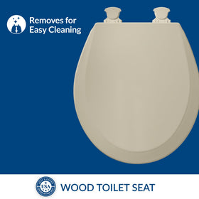 Bemis 500EC easy-clean hinges for quick seat release and thorough cleaning.