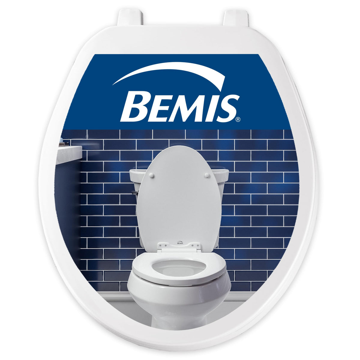 Bemis 70 durable round seat white – reliable daily use with a smooth wipe-clean surface.