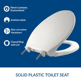 Bemis 7800TDG seat side view highlights secure mounting for long-lasting stability.
